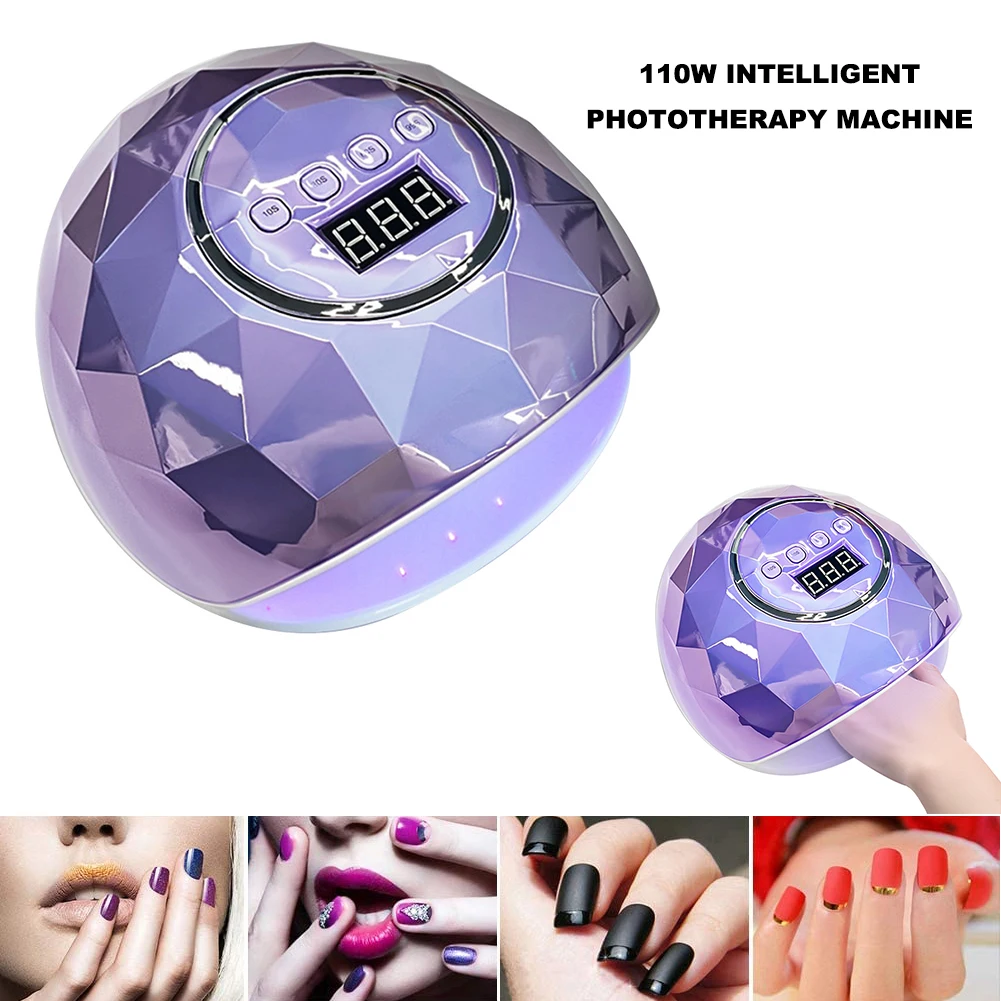 

110W UV 39LED Lamp Nail Dryer Gel Polish Curing Timer Sensor Nail Dryer Sun Light Drying All Gel Polishing Lamps