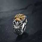 Классические кольца с крестом для мужчин, Модные Позолоченные религиозные украшения с крестом в стиле панк, ювелирные изделия для вечевечерние, выпускного вечера