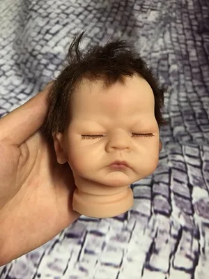 

1pcs Cute Brave REBORN baby diy accessories Doll Head DIY Make Up Toy bjd dolls
