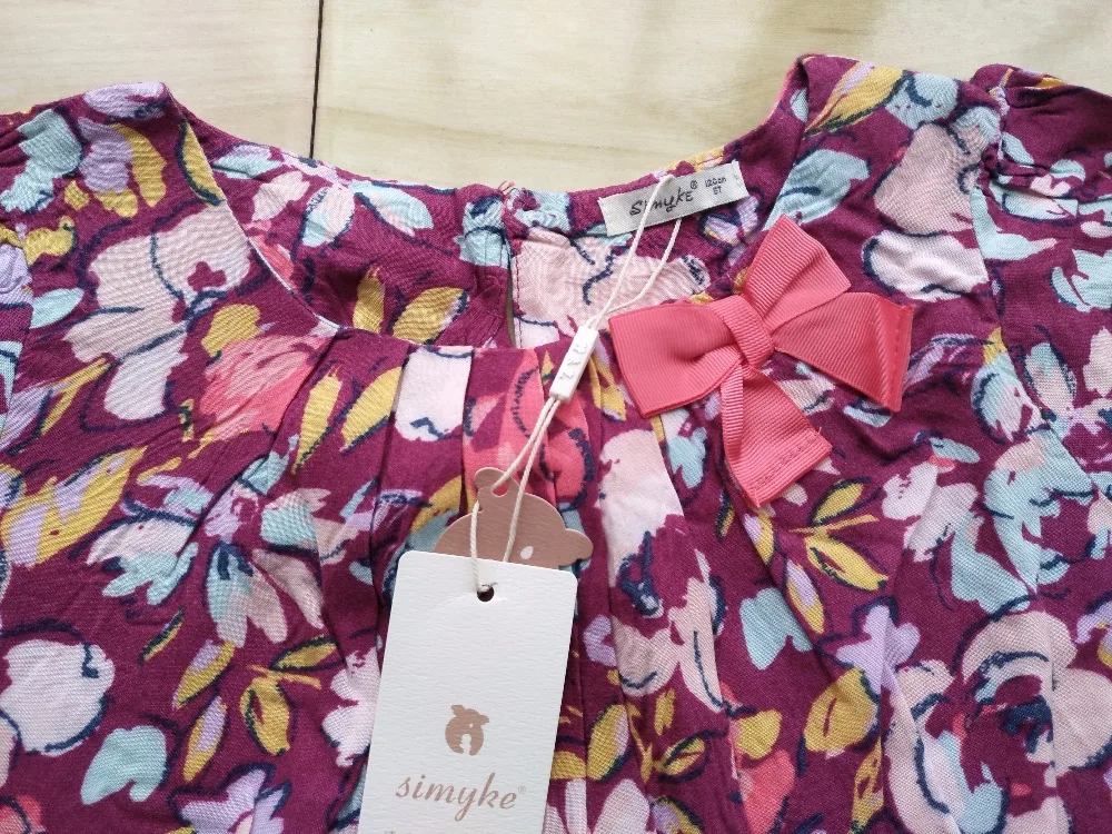 Baby Girls Dress 3-6Y Floral Print Cotton Softly Casual Kids Girl Clothes Princess Children Dresses | Детская одежда и обувь