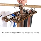 BeltStorage подвесная галстуком-бабочкой шкаф с полками Полки Организатор многофункциональный шкаф компактный застегивающийся вакуумный шарф стойки Шкаф Организации