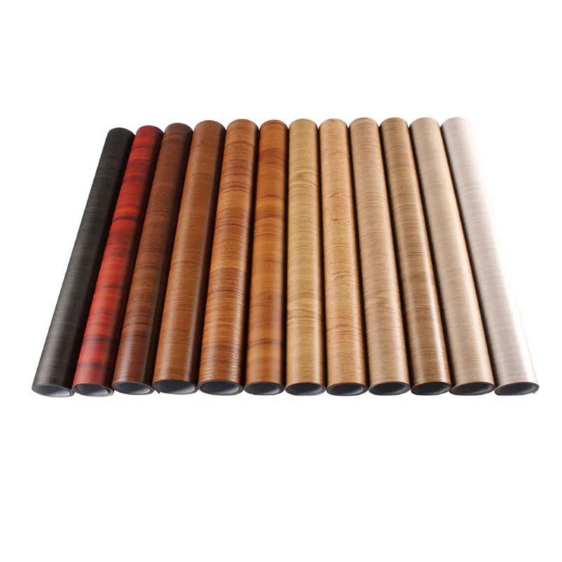 100x60 см Водонепроницаемый ПВХ виниловые обои древесины самоклеящиеся Кухня для