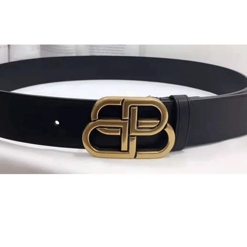 

Unisex Belt Ladies Decorative Jeans Belt Fashionable All-match Letter Buckle Belt High Quality Cowhide Shirt Coat Girdle Luxury