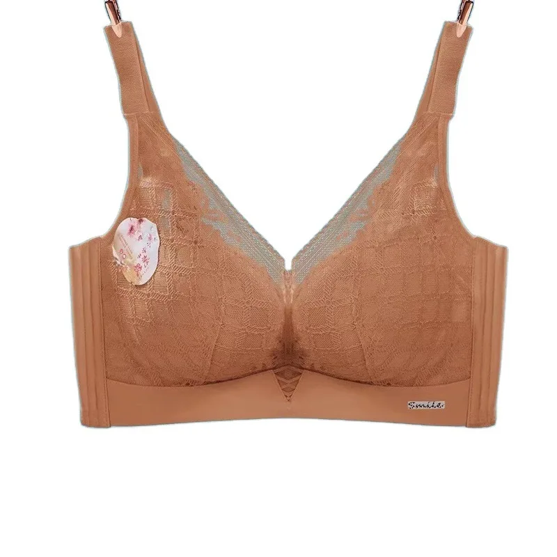 

Sexy Lace Lingerie Set Padded Bra Set Without Steel Ring Solid Women's Underwear Brassiere Comfortable Fitness Crop Top