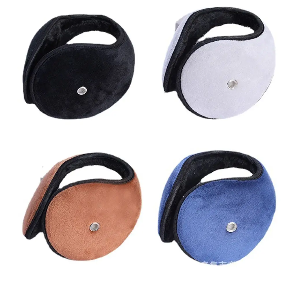 

Unisex Winter Soft Mens Earwarmers Ear Muffs Plush With Loudspeaker Hole Earmuffs