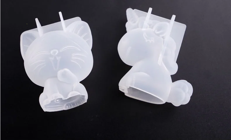 Большой единорог Aouke сделай сам Хрустальная форма в форме капли зеркало 3D для