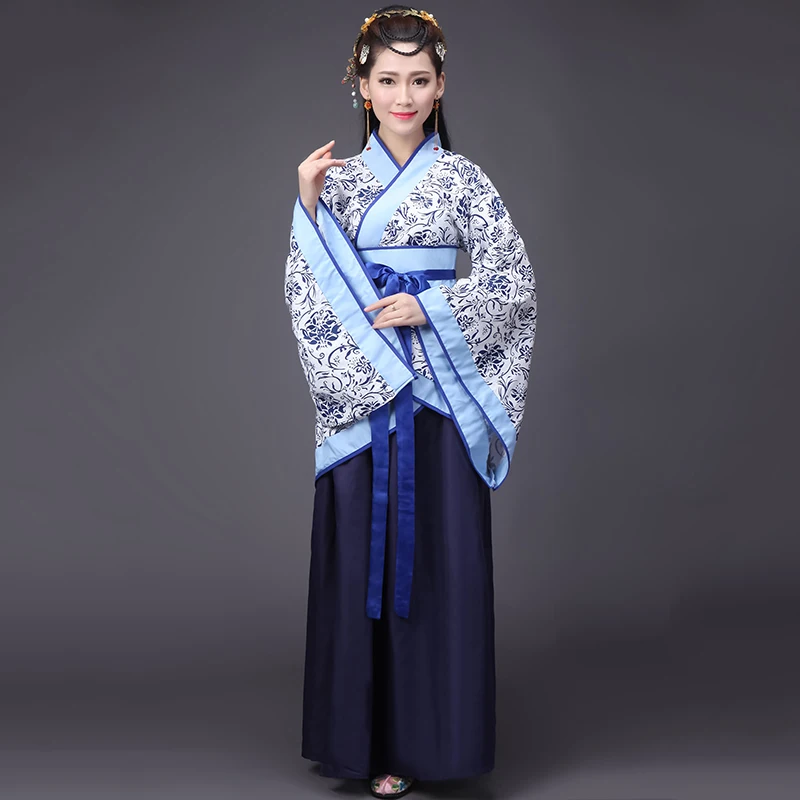 Высококачественное женское платье Hanfu традиционные костюмы для сценического