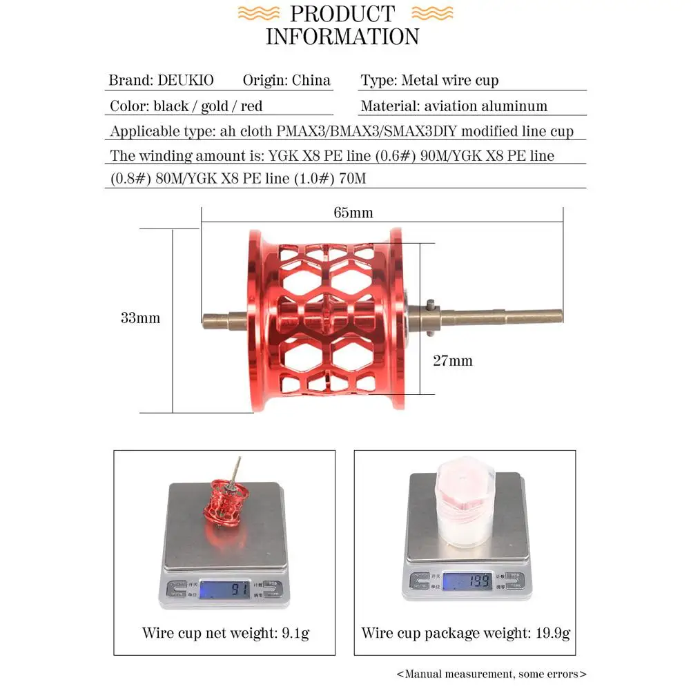 Рыболовная Низкопрофильная катушка полностью Металлическая для ремонта