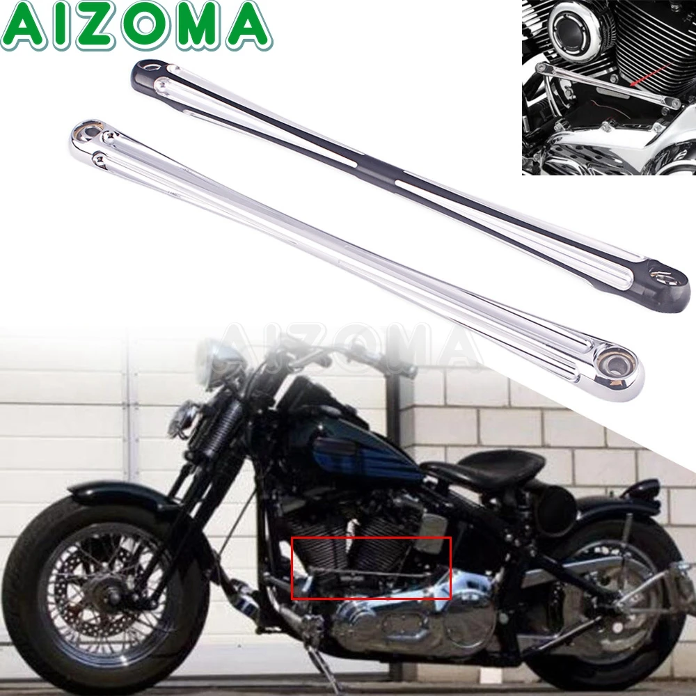 CNC хромированный/Черный рычаг переключения передач для мотоцикла Harley Touring Softail