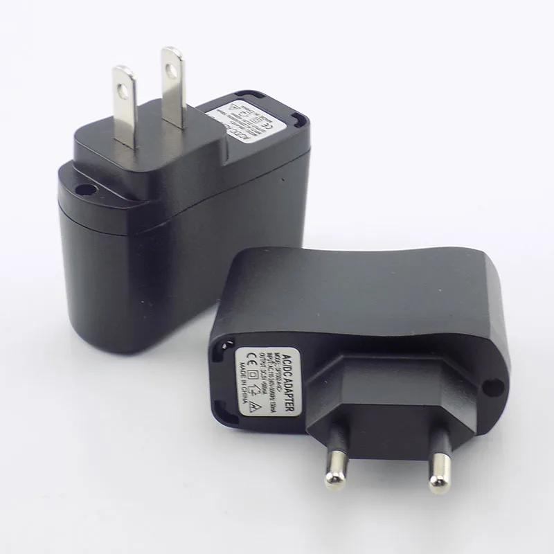 Зарядное устройство USB 5 В 100 А 2 Универсальный адаптер переменного тока в