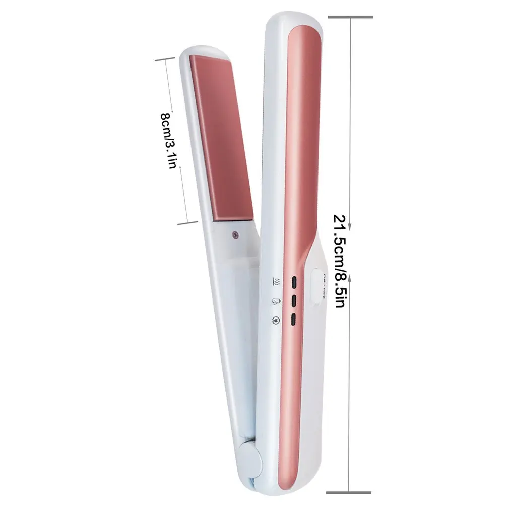 Выпрямитель для волос с Usb-зарядкой электрический портативный утюжок прямыми