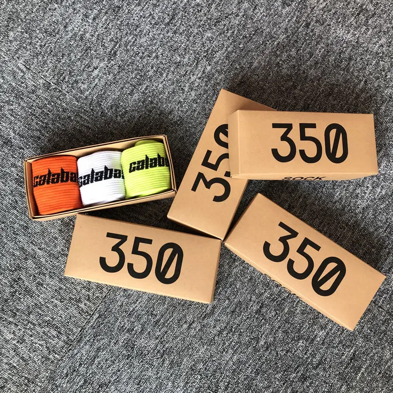 3 пар/кор. модный запас 350 стиль 350V2 мужские уличные европейские хип хоп подходящие