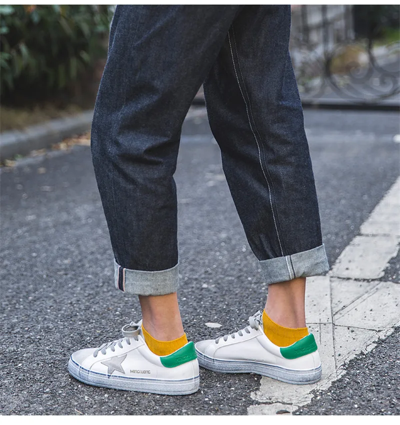 

Men Socks Harajuku Vogue Cotton sock Breathable Casual Non-slip Running Sports Short socks Happy Gift for a man S-093