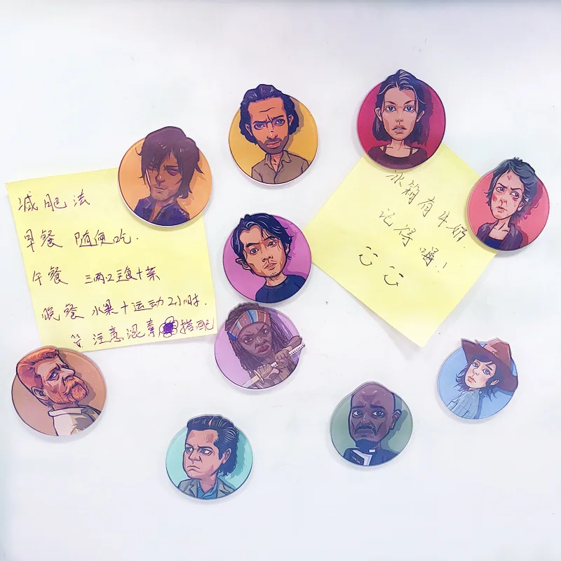 Ходячие мертвецы пленка фигурка магнит на холодильник сувенирная наклейка