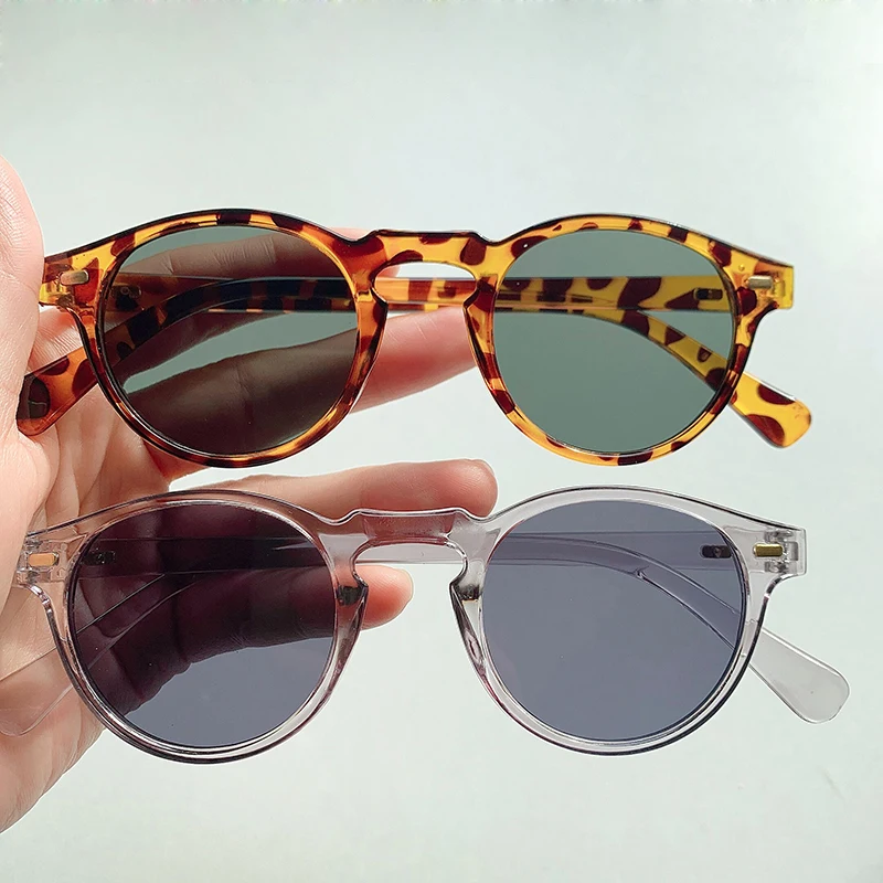 

Fashion Round Sunglasses for Men Women Small Style Brand Designer Outdoor Black Sun Glasses Eyewear Shades Eyeglasses UV400