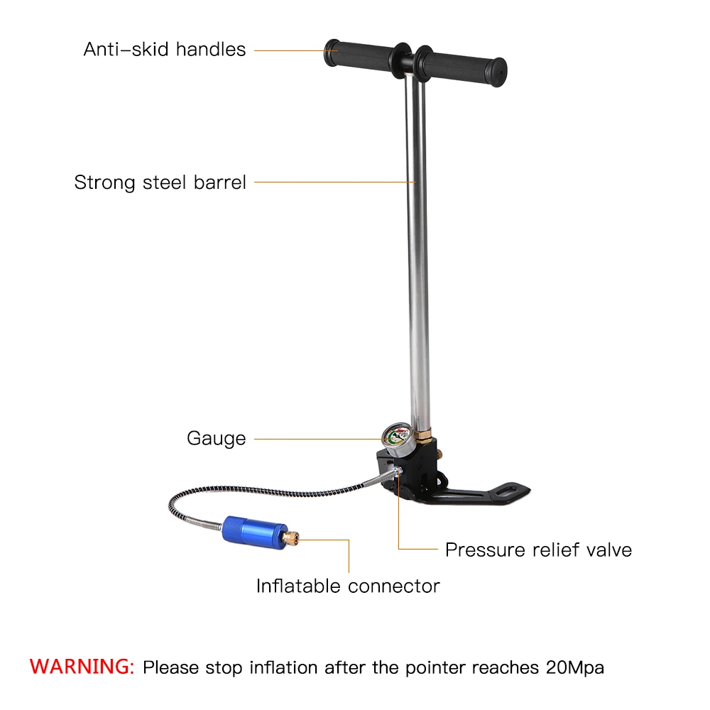 Запасной ручной насос для подводного плавания объемом 0 5 л кислородный Воздушный