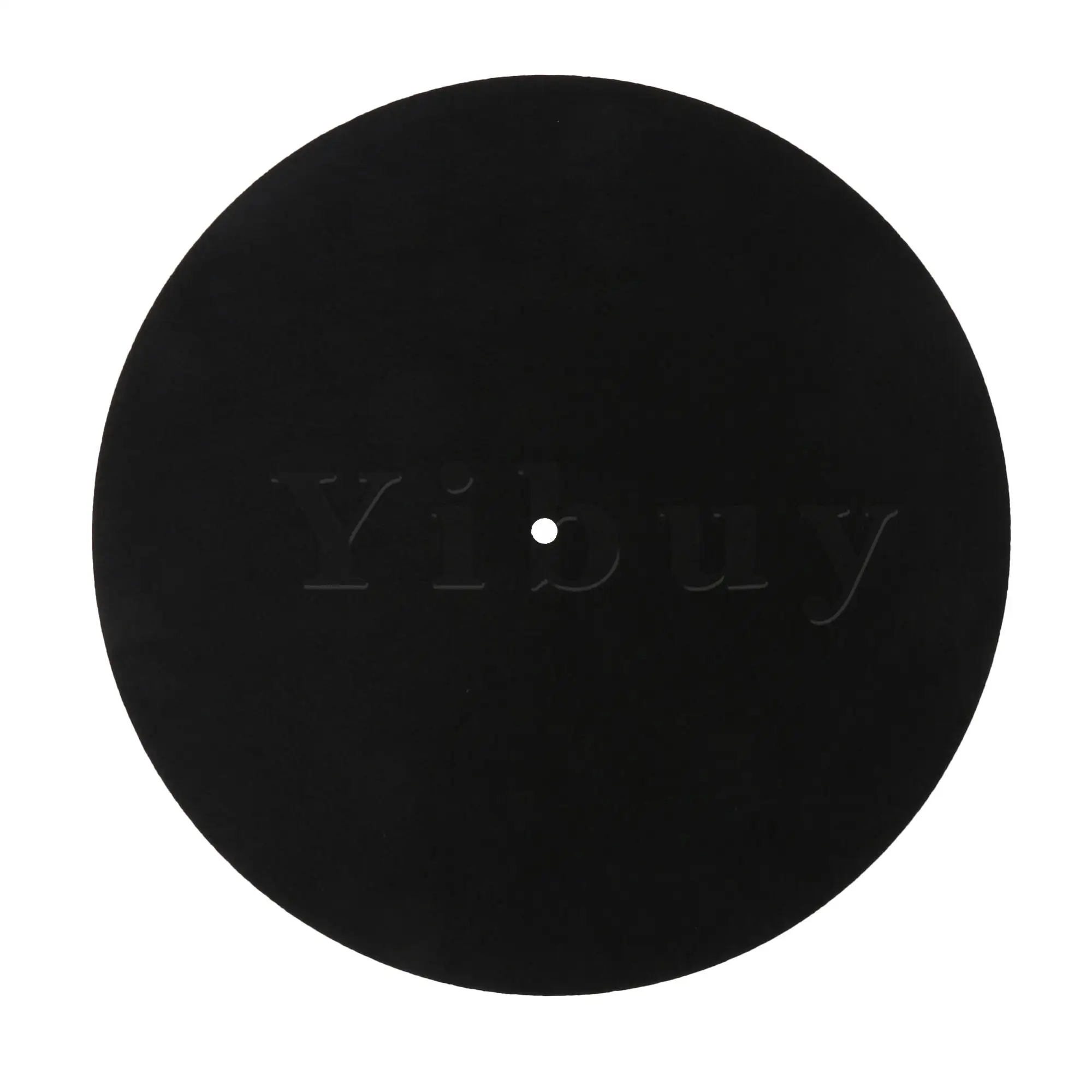

Round Shape Mat Turntable Slip Mat Record Player Universal Kit Black