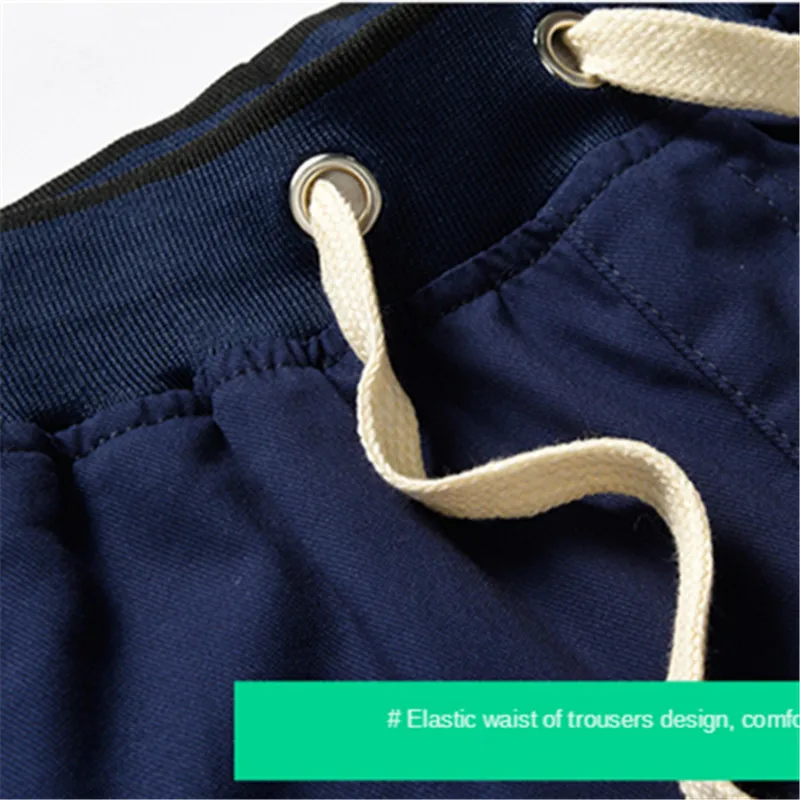 

2021 Summer Casual Shorts Men Cotton Solid Boardshort Bermuda Mens Drawstring Elastic Waist Beach Shorts Men