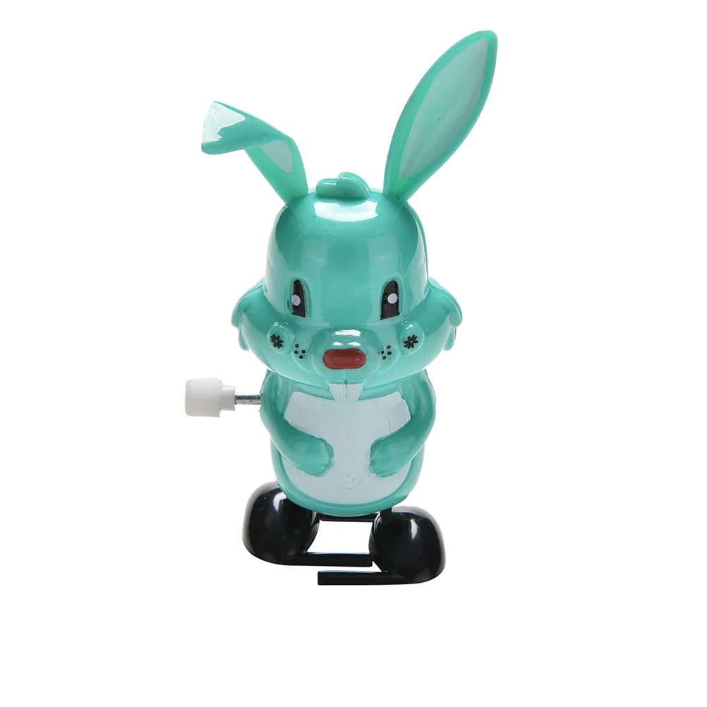 Маленький мультяшный прыгающий кролик Детская цепь заводные механические