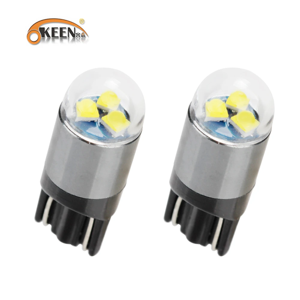 

OKEEN 2шт яркий белый светильник светодиодный T10 194 2825 W5W 175 168 лампы для купольной карты вежливость багажник задний светильник светодиодный ном...