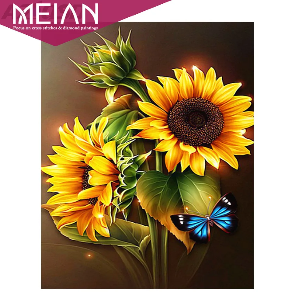 Набор для алмазной вышивки подсолнухи 2020|Алмазная мозаика и вышивка| |