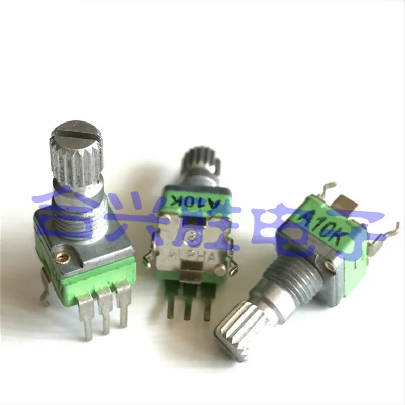 10 шт. вертикальный 9 мм роторный прецизионный потенциометр один A10K громкости