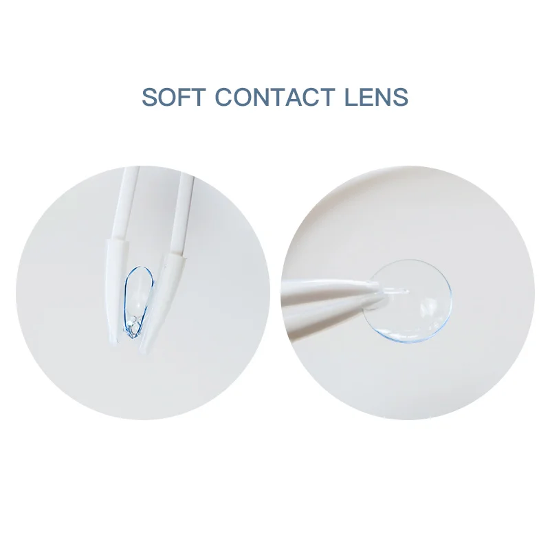 ovolook 2pcspair prescription lenses contact lenses with diopter for eyes correction with degree with free lens containers 14mm free global shipping