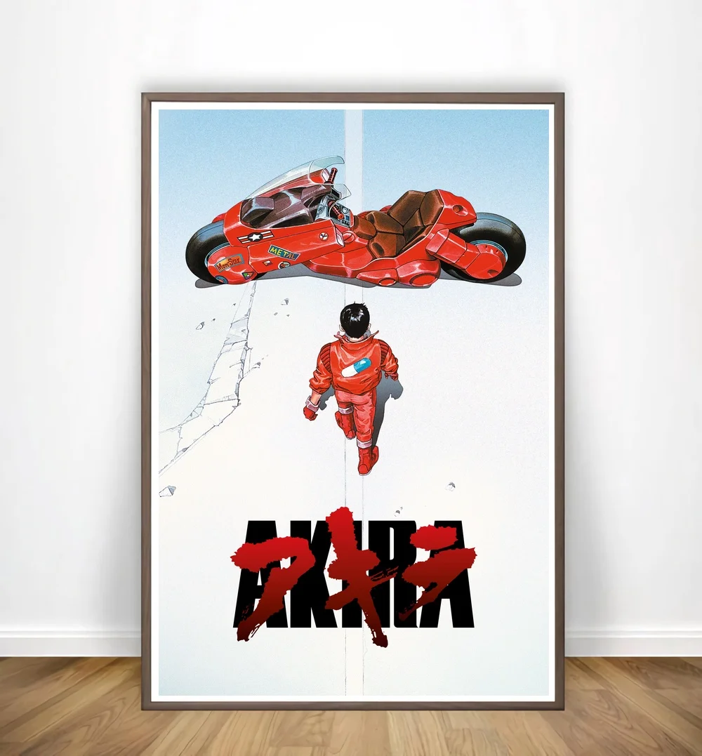 Akira (1988) Классические Постеры и принты из аниме Картина на холсте Настенная