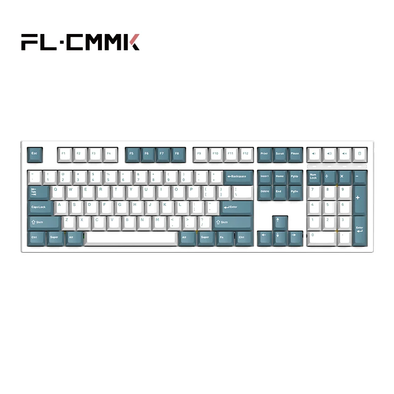 

FL·ESPORTS GP108 108-Key Single-Mode Hot-Swappable Custom Mechanical Keyboard PBT Keycap Macro Programming