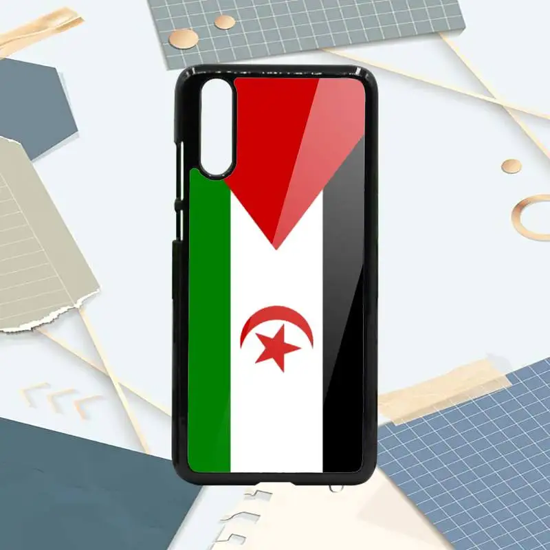 

Western Sahara Flag Phone Cases PC For Samsung galaxy S note 8 9 20 10 e lite2019 plus pro ultra