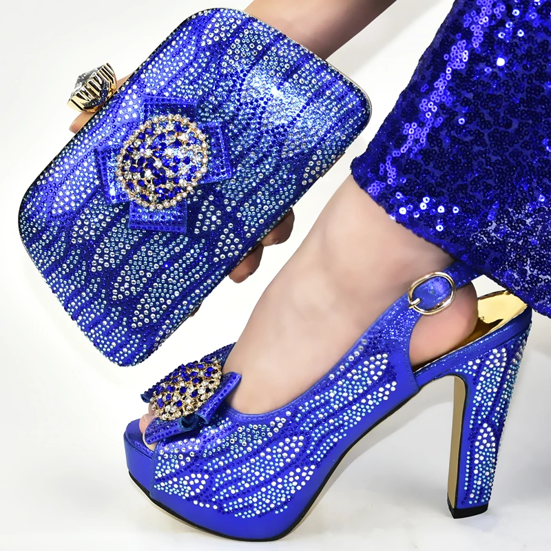 Итальянская обувь и сумка в комплекте для женщин Комплект из итальянских туфель