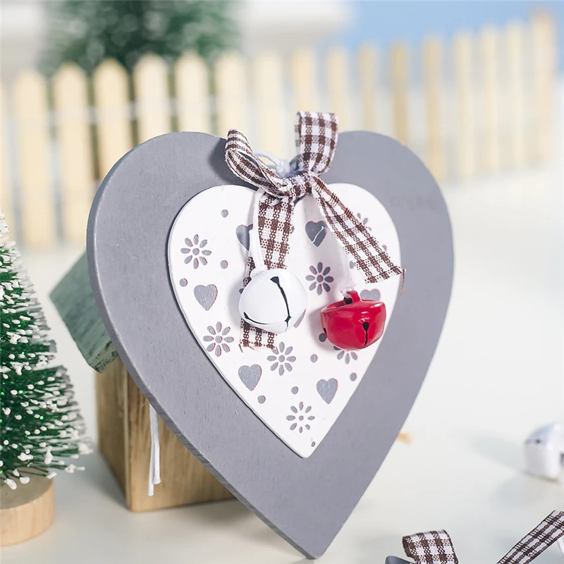 Новогодняя натуральная Деревянная Рождественская елка украшение деревянные