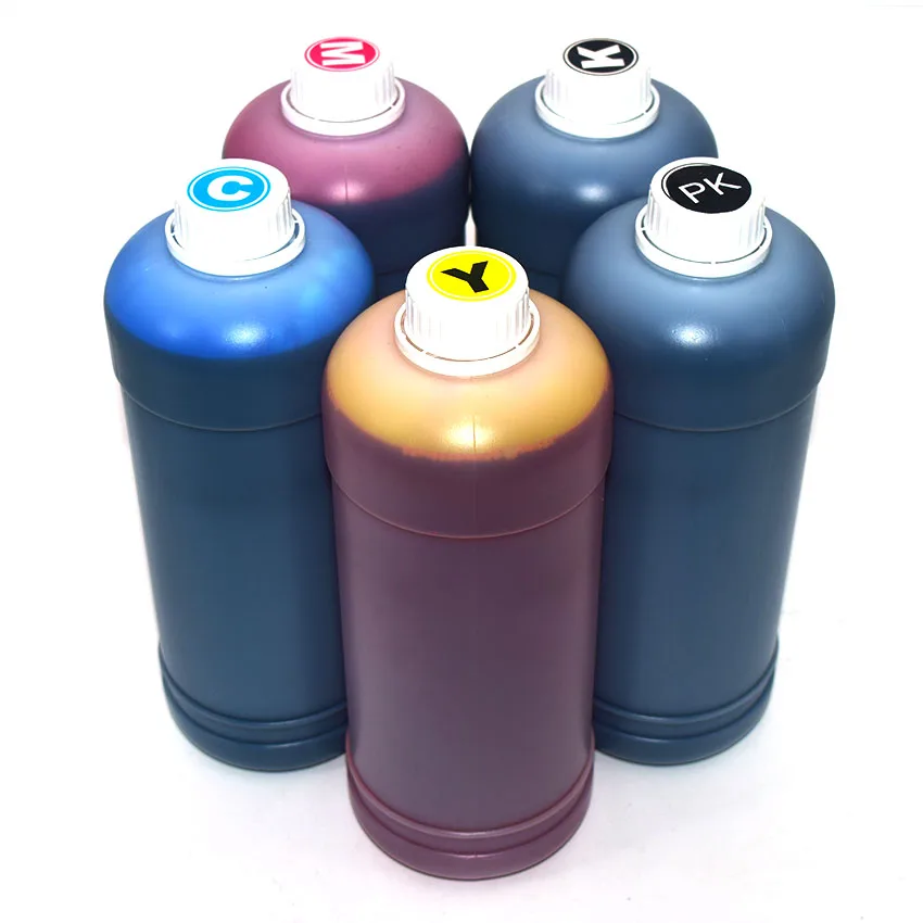 

5*1000ml Dye Ink for Epson Surecolor T3050 T5050 T7050 T3080 T5080 T7080 T3280 T5280 T7280 Large Format Printer Ink Cartridge