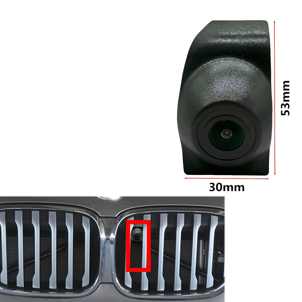 YIFOUM HD CCD Car Front View Parking Night Vision Positive Waterproof Logo Camera For BMW X1 F48 2015 2016 2017 2018 2019-2021