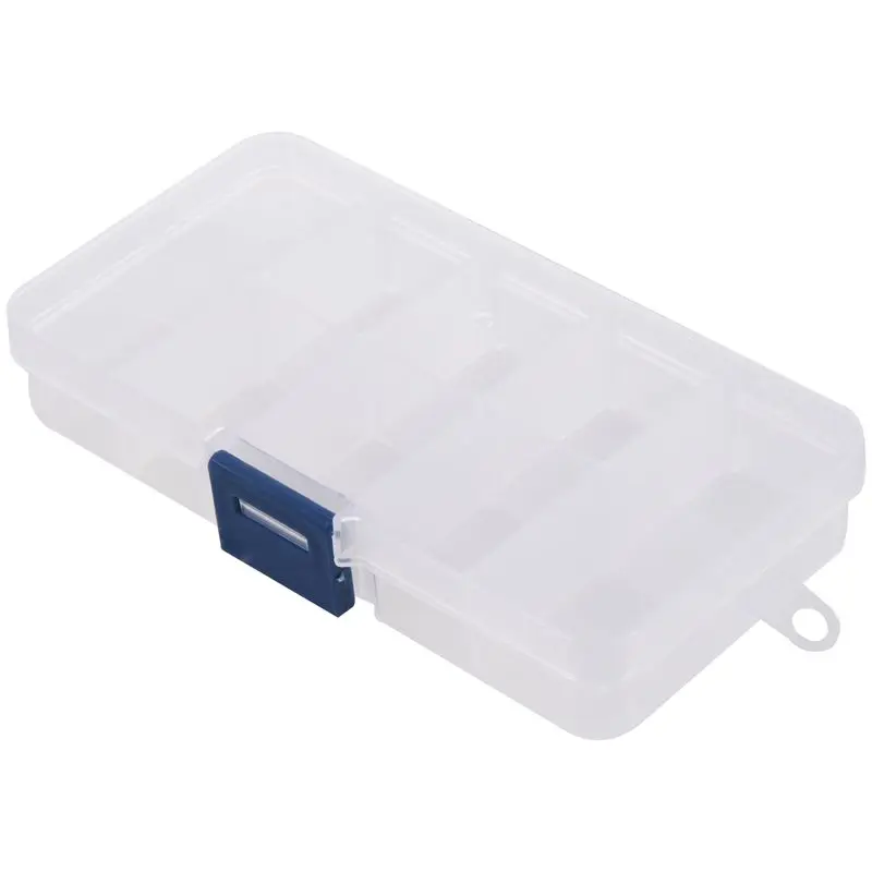 10 слотов регулируемая пластиковая рыболовная приманка крючок снасти Коробка