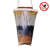 1pcs hanging fly trap bag non toxic fly catcher outdoor fly trap reusable fly trap bag for home indoor outdoor tool