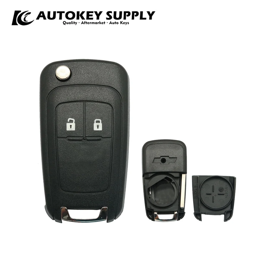 

ForChevrolet Cruze Aveo 2 Button FOB Remote Key CASE Uncut Blade AKGMF103