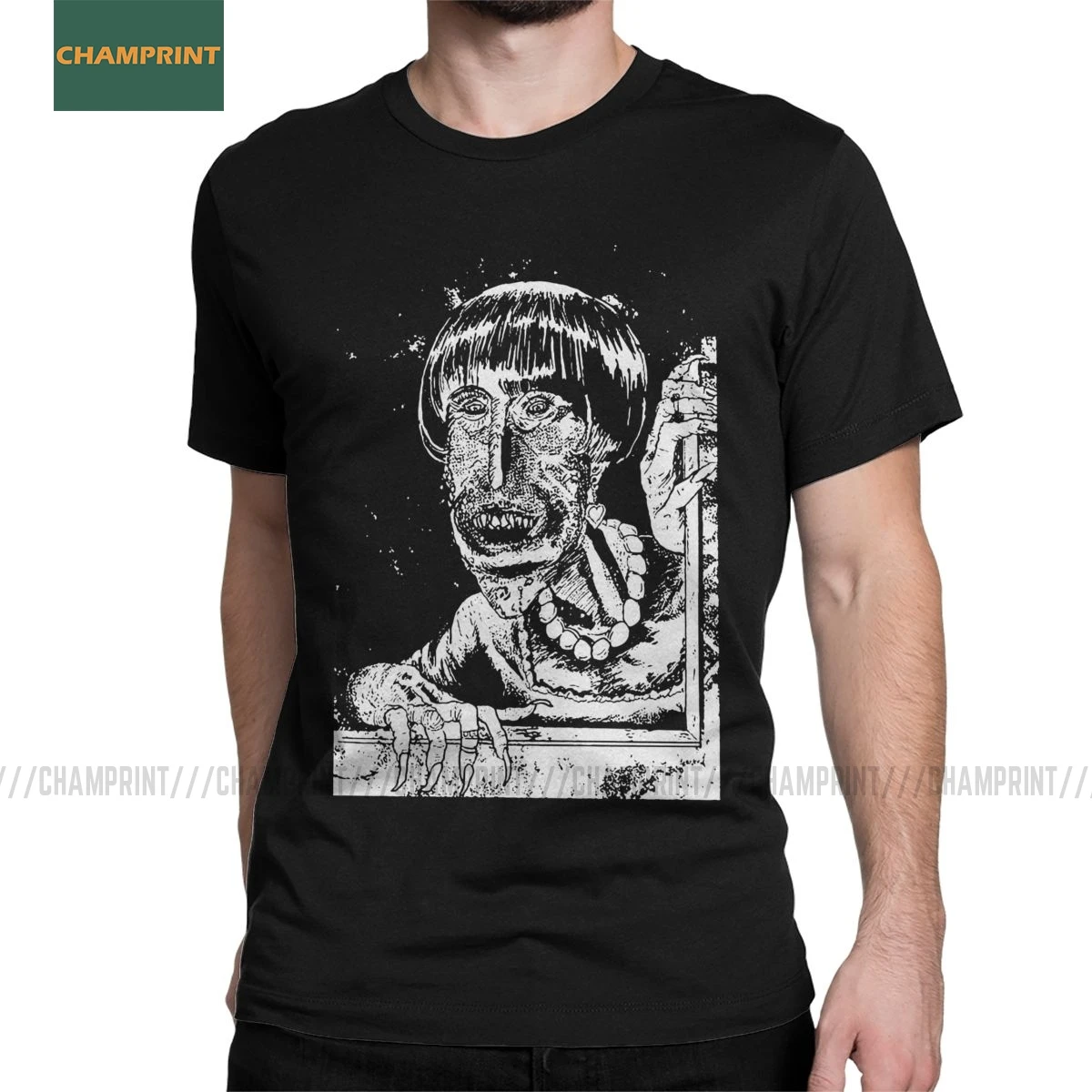 Футболка мужская с коротким рукавом короткий рукав Аниме Манга страшные