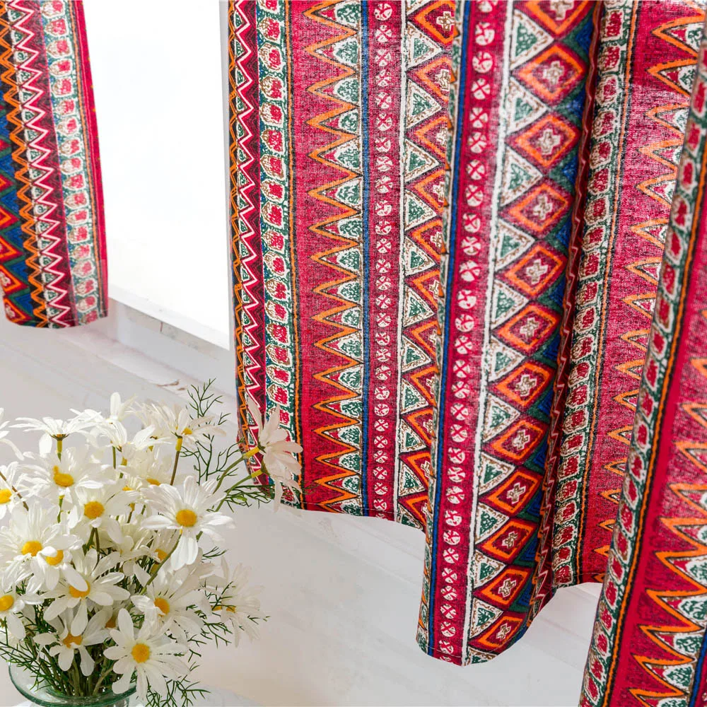 100*130 см цветные полосы полузатемненные оконные занавески Полиэстеровые