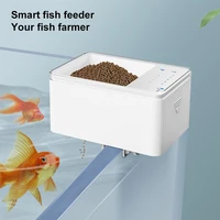 automatic fish tank feeder fish feeder aquarium intelligent timing fish food dispenser for home office decor accessories aquario