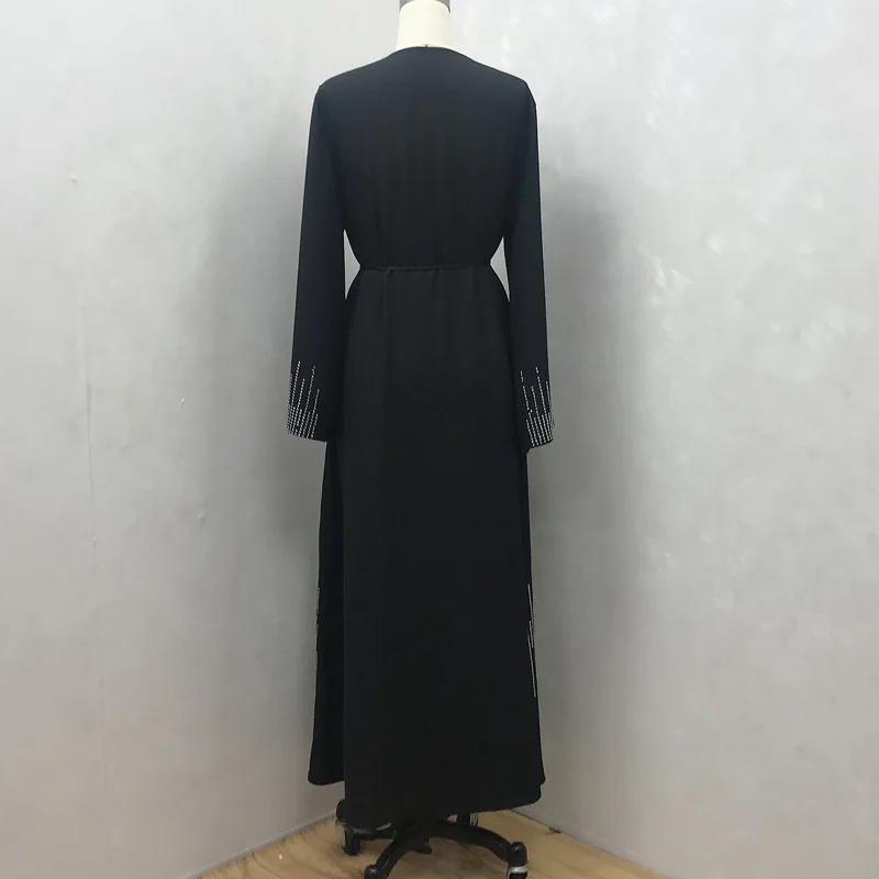 Бархатное элегантное мусульманское платье женские длинные платья роскошные