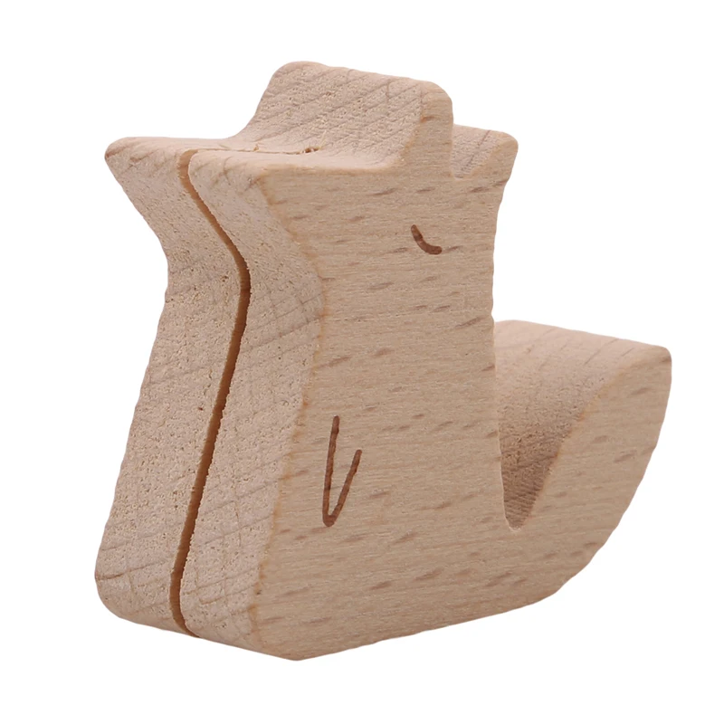 Держатель для заметок деревянный дом кошка дизайн папка информация Фото Клип