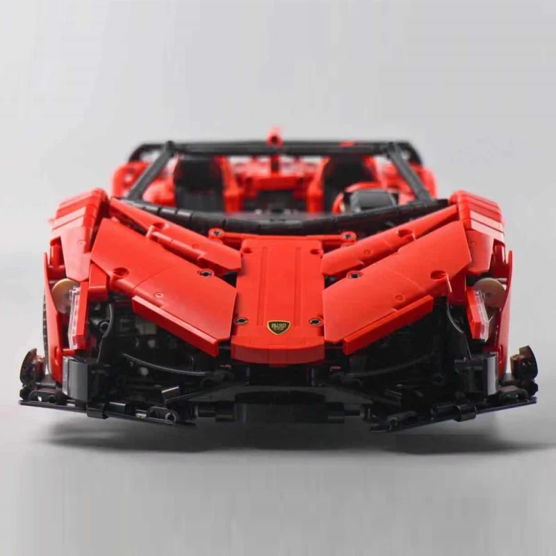 Technic 13079 приложение RC автомобиль MOC-10559 Veneno Roadster с функцией двигателя строительные блоки кирпичики игрушки подарок для детей