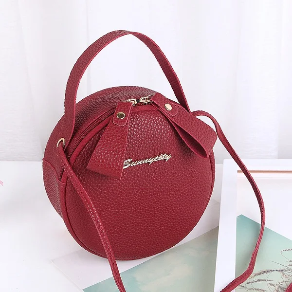 

New Round Women Shell Bag Tassel Messenger Bag Quality Purse Clutch Shoulder Bag Handbags Bolsas Green Gray Red