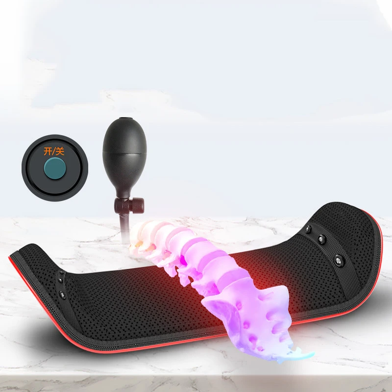 

Electric Lumbar Traction Massager Waist Back Vibration Massage Device Lumbar Spine Support Waist Pain Body Fatigue Relief