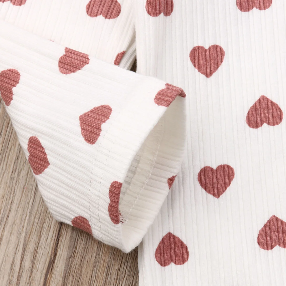 Детское трикотажное боди с длинным рукавом и оборками | Мать ребенок