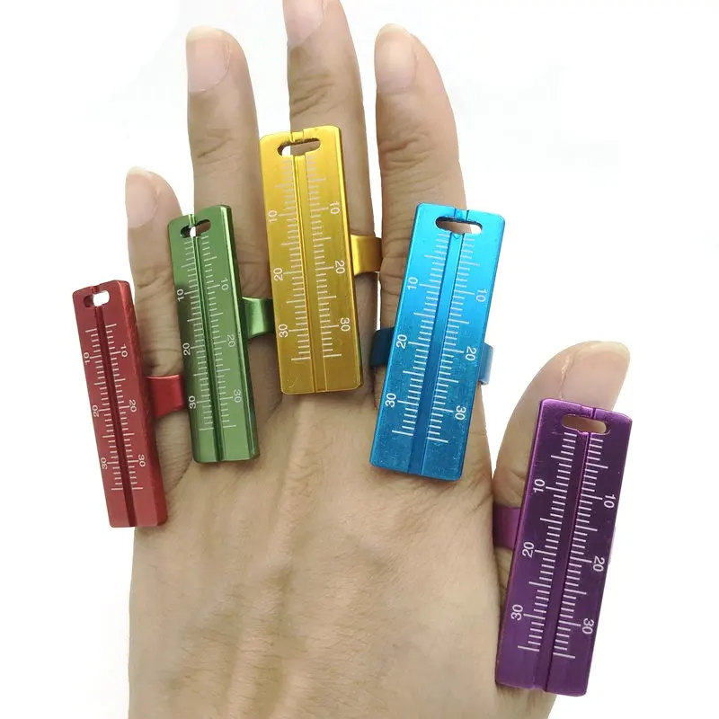 1 шт. Стоматологическая линейка для эндонтического пальца алюминиевый