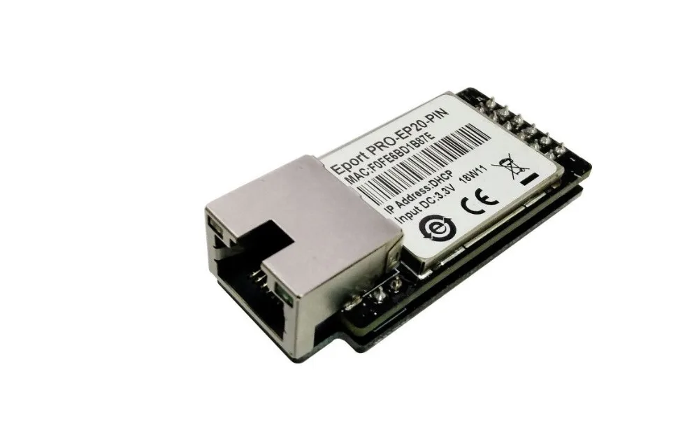 CE E порт Pro EP20 Pin Linux сетевой сервер ttl последовательный к Ethernet встроенный модуль DHCP