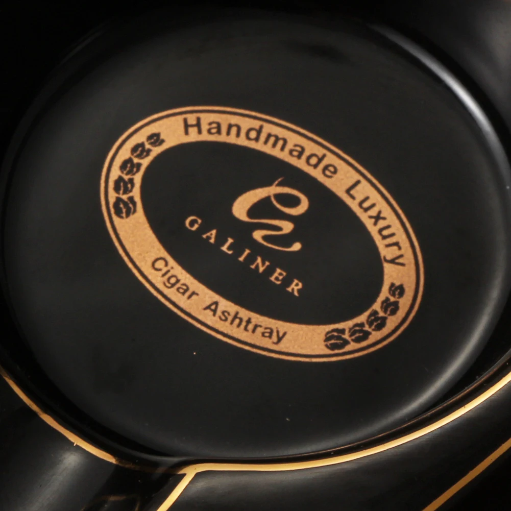 Пепельница для сигар GALINER с одной трубкой портативная керамическая пепельницы