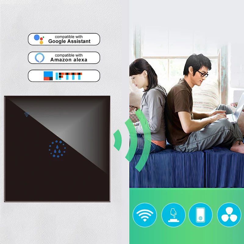 Новый Интеллектуальный Wi Fi переключатель для умного дома Великобритания ЕС